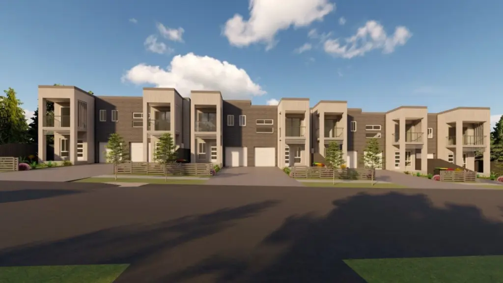 Townhouses at 17–23 Bluebell Cres, Spring Farm NSW